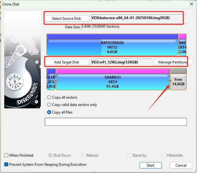 clone disk 
